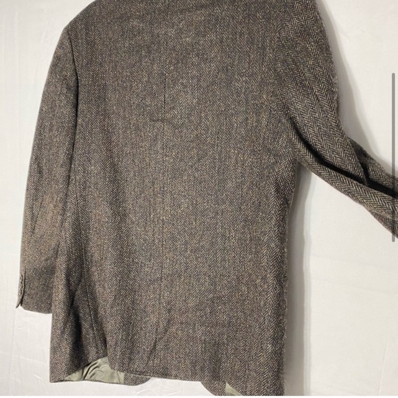 Vintage Club International Brown Pure New Wool Blazer 40R - Picture 4 of 14